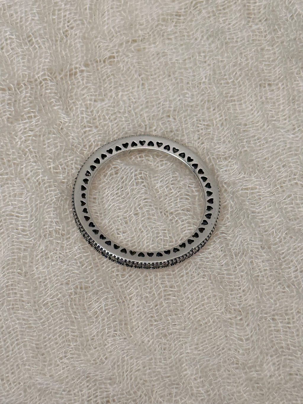 Enigma Heart S925 Sterling Silver Ring