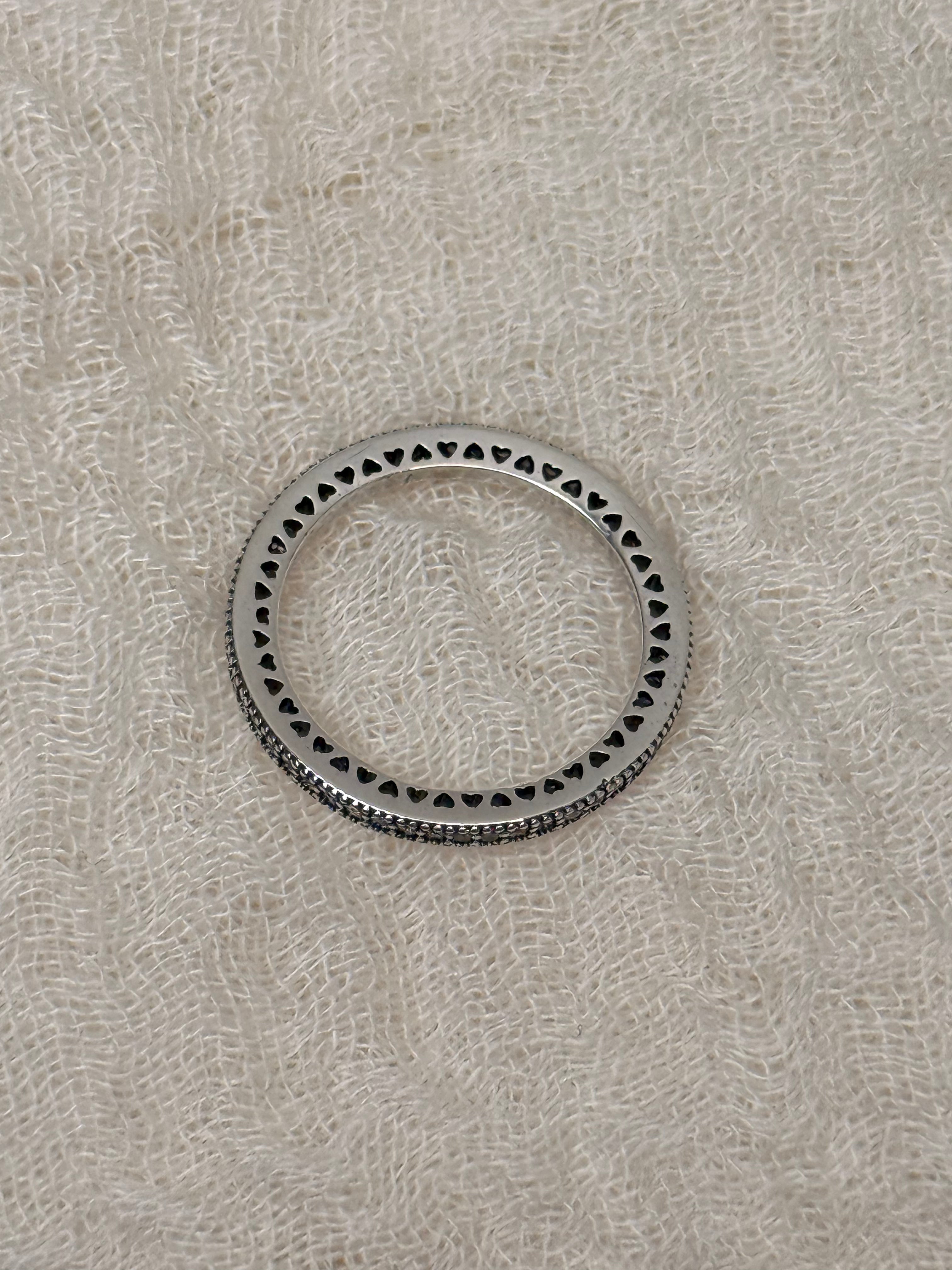 Enigma Heart S925 Sterling Silver Ring