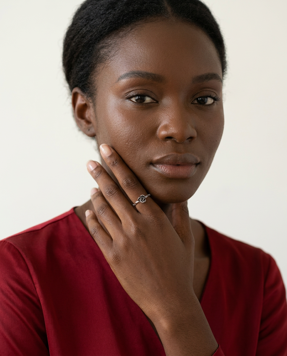 Rosebud S925 Sterling Silver Ring