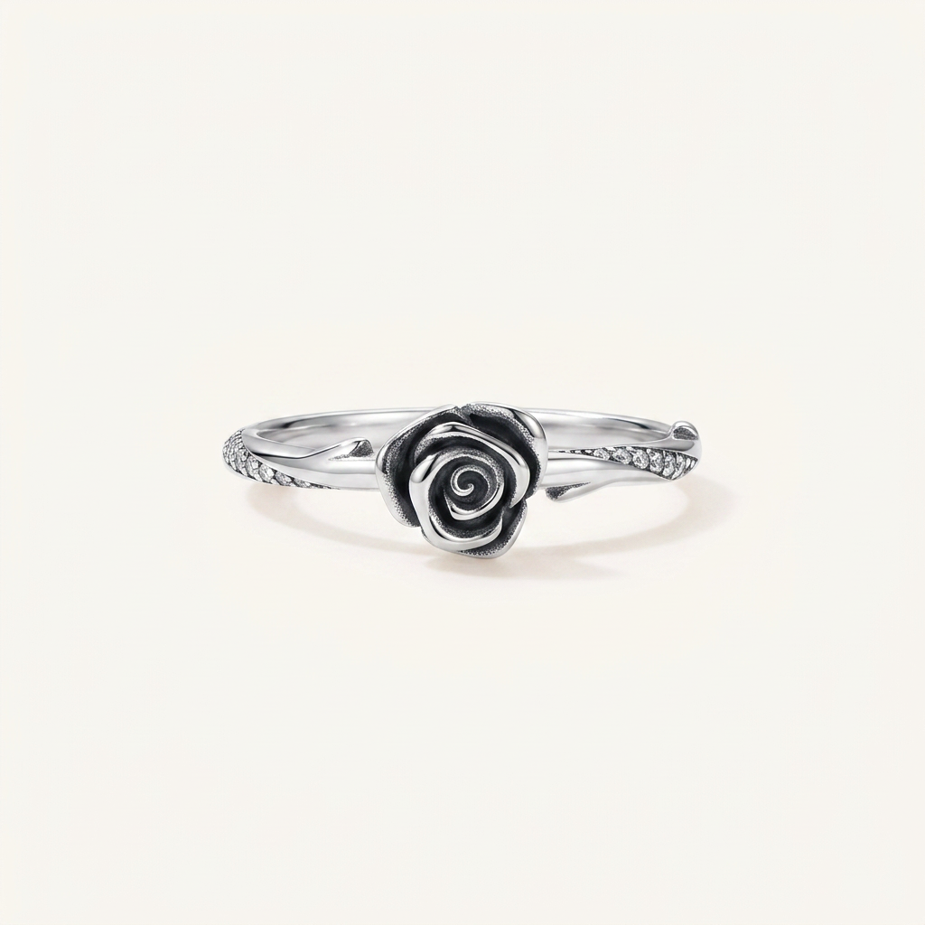 Rosebud S925 Sterling Silver Ring