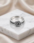 S925 Sterling Silver Love Knot Ring