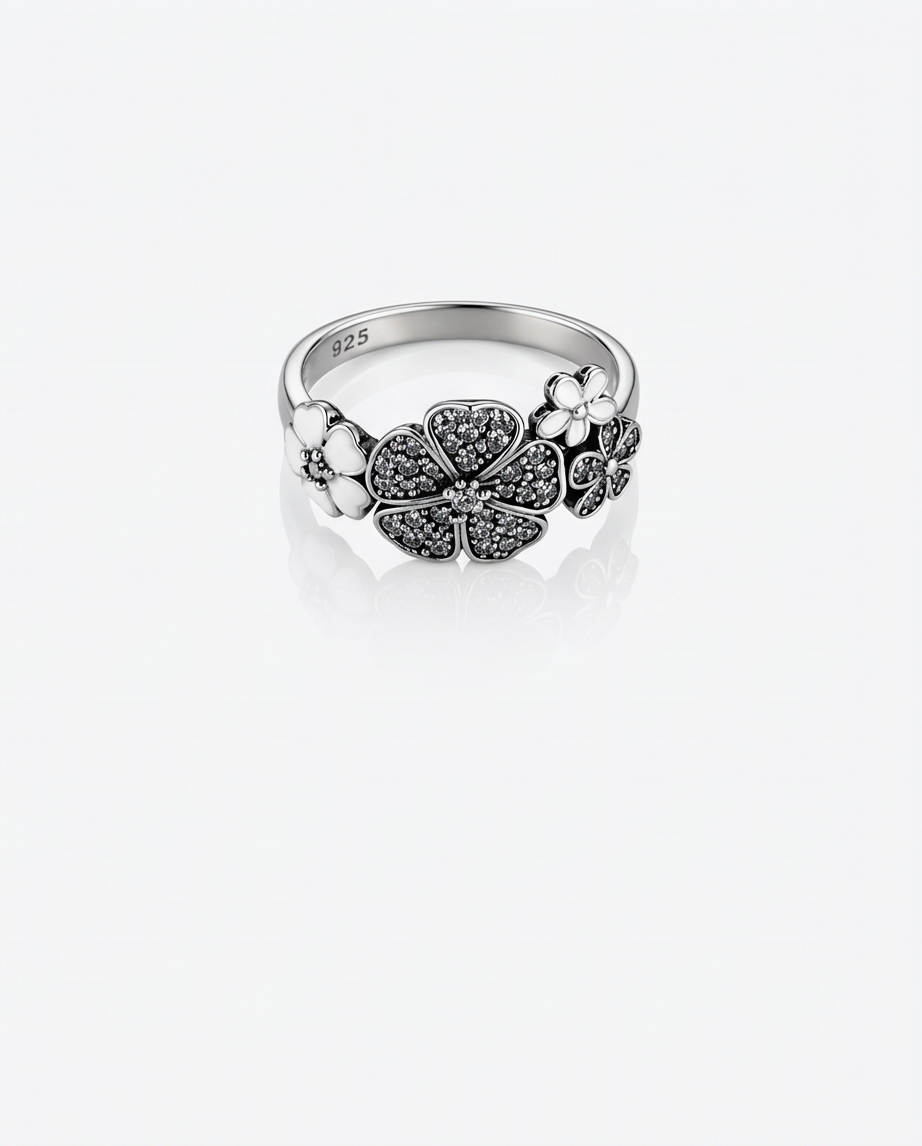 Floral Muse S925 Sterling Silver Ring