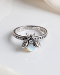 Firefly Glowing in Dark S925 Sterling Silver Ring