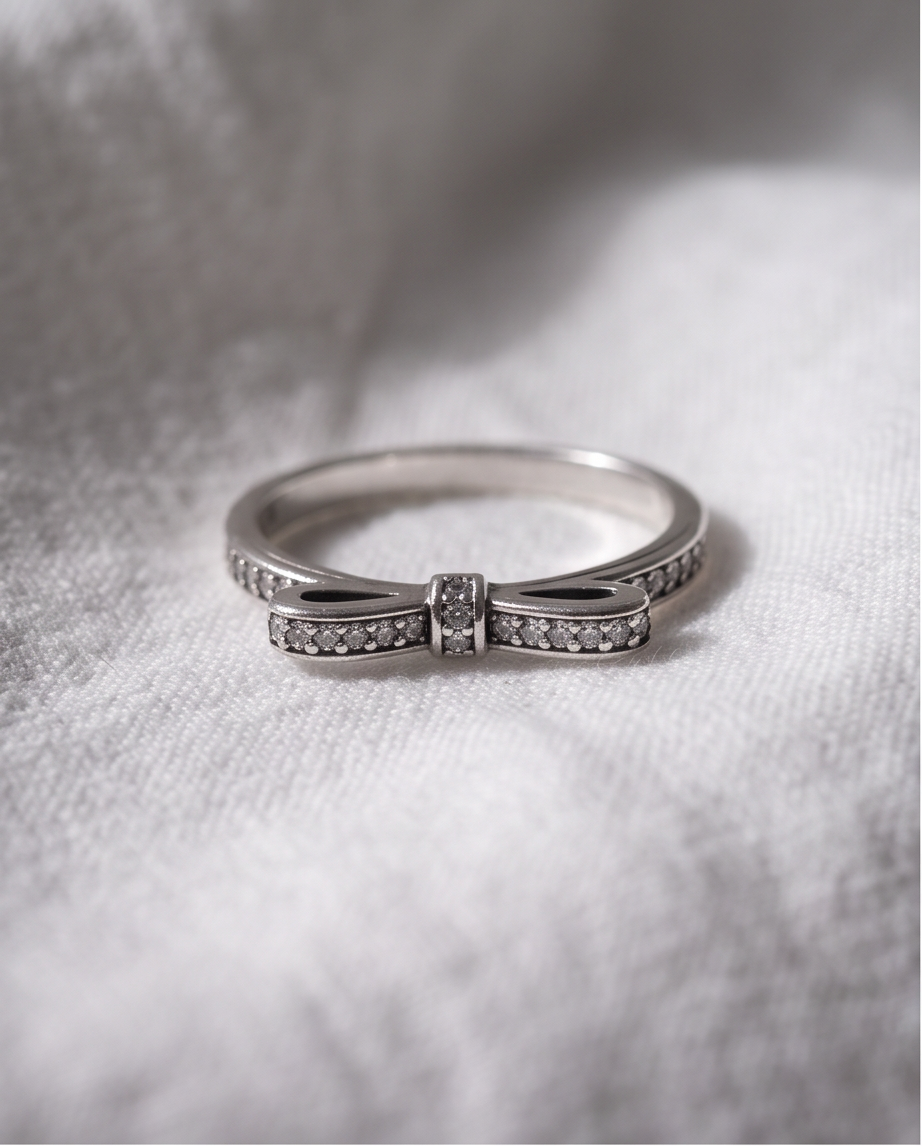 Bow Elegance S925 Sterling Silver Ring