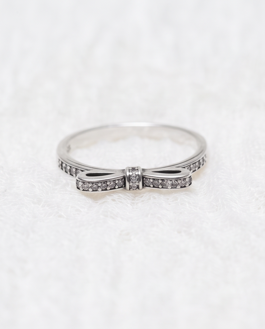 Bow Elegance S925 Sterling Silver Ring