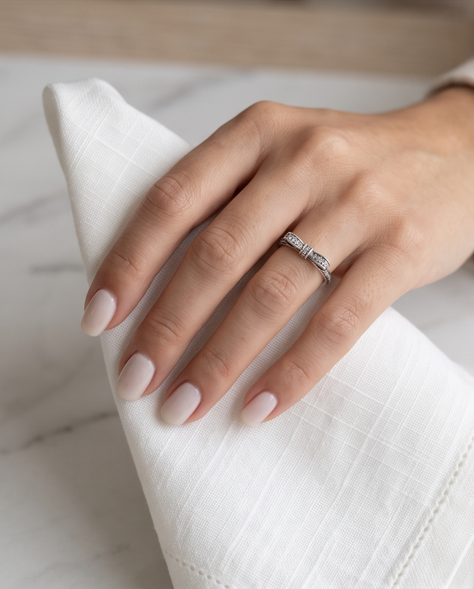 Bow Elegance S925 Sterling Silver Ring