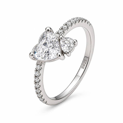 Amora Heart S925 Sterling Silver Ring