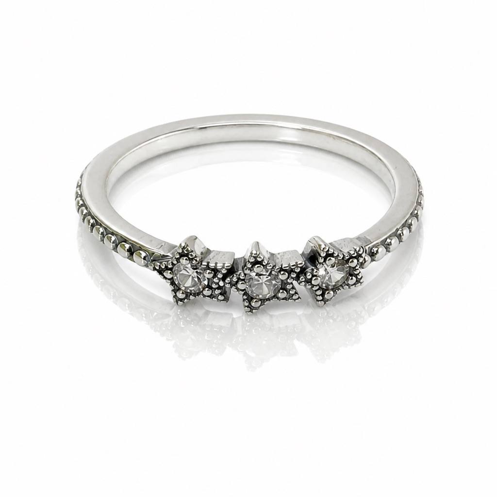 Starlight Trio S925 Sterling Silver Ring