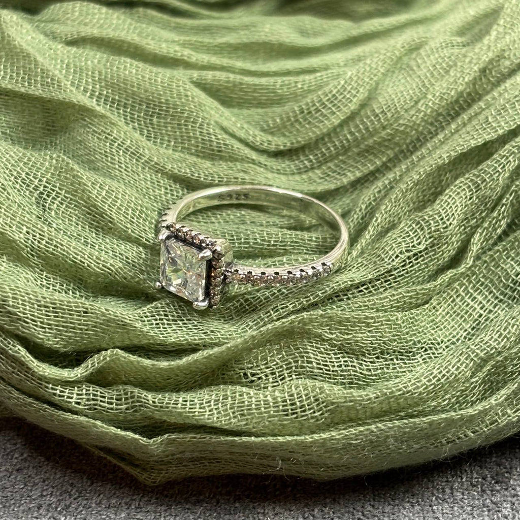 S925 Radiance Square Ring