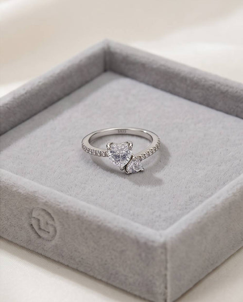 Amora Heart S925 Sterling Silver Ring