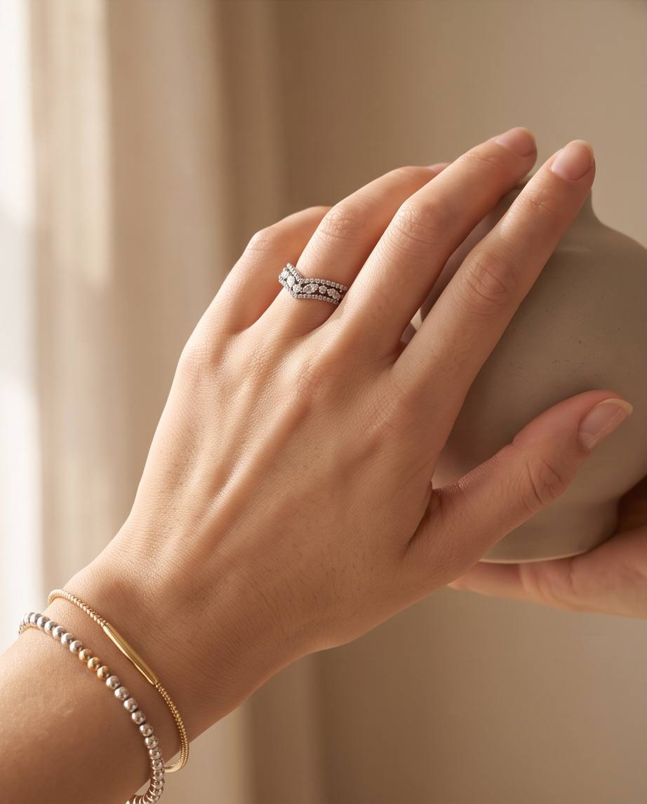 Crown of Light S925 Sterling Silver Ring