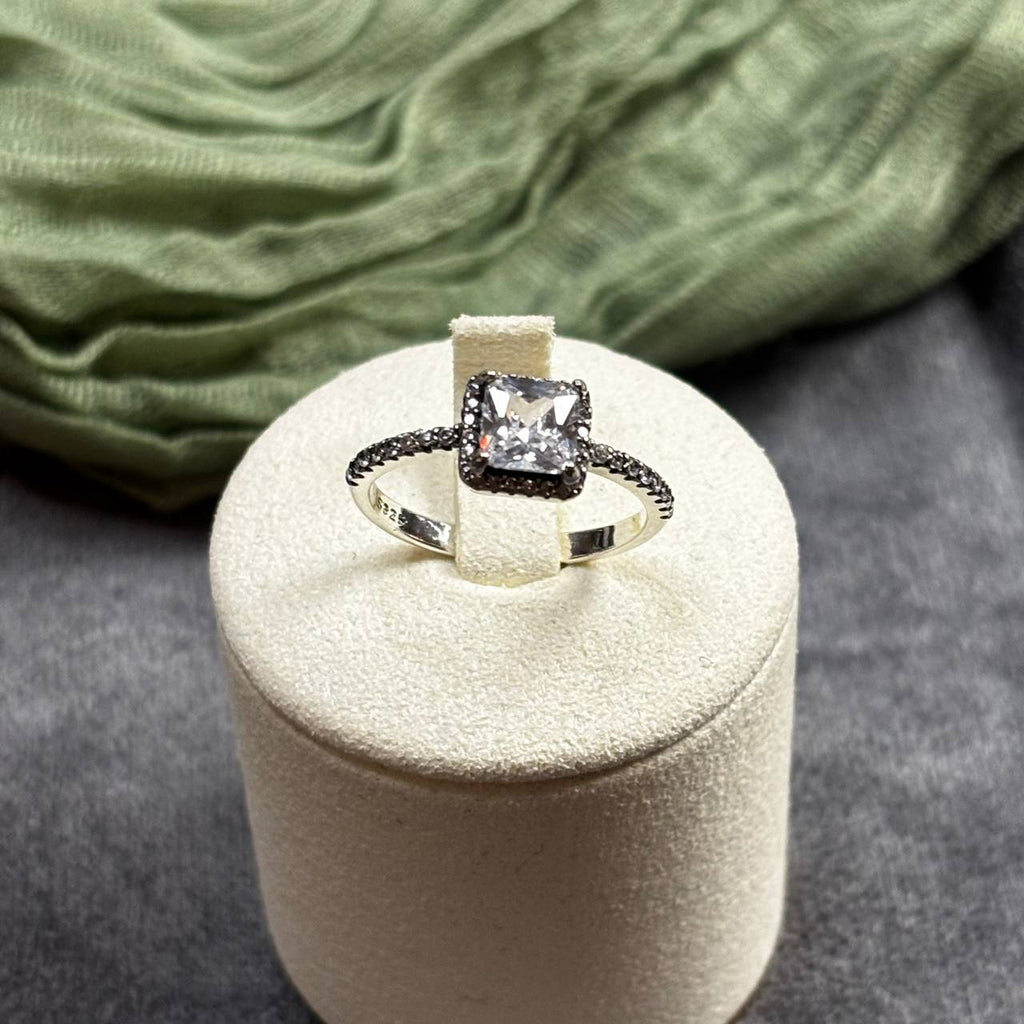 S925 Radiance Square Ring