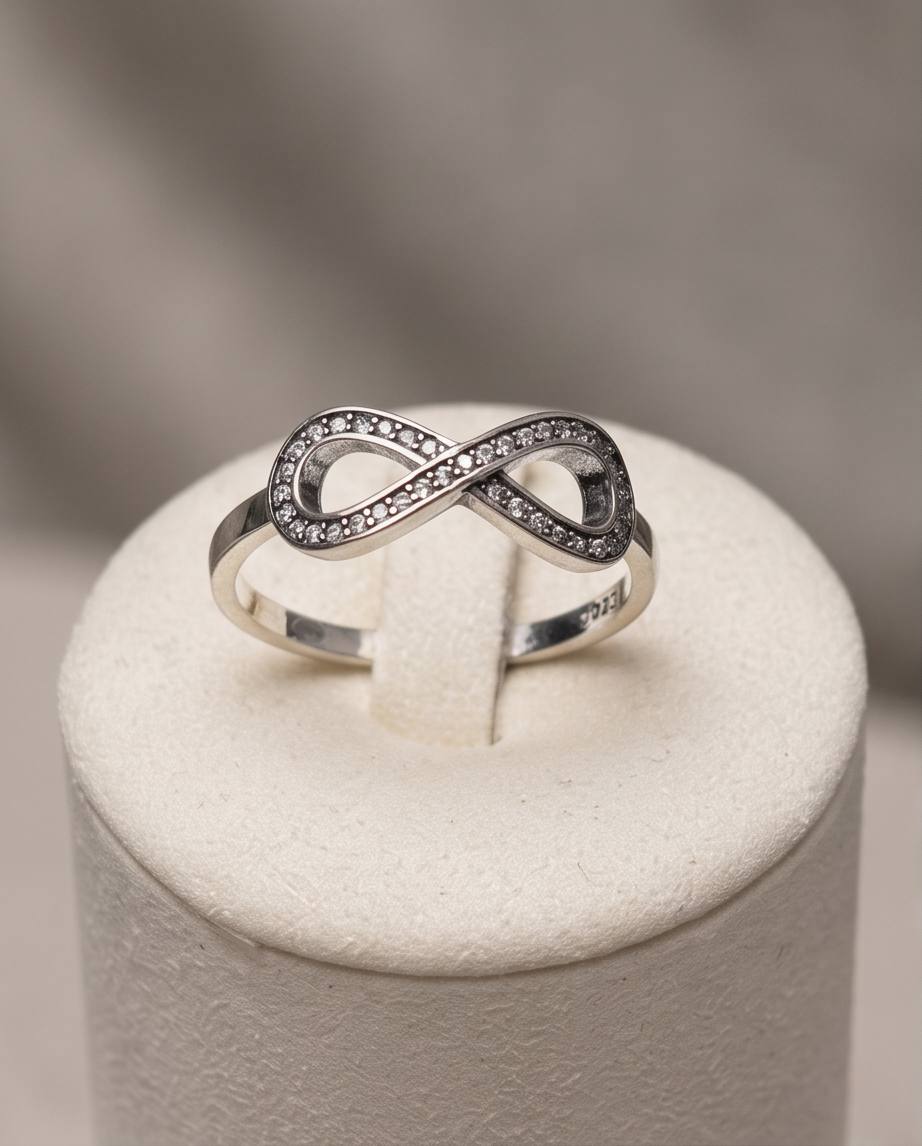 Infinity S925 Sterling Silver Ring