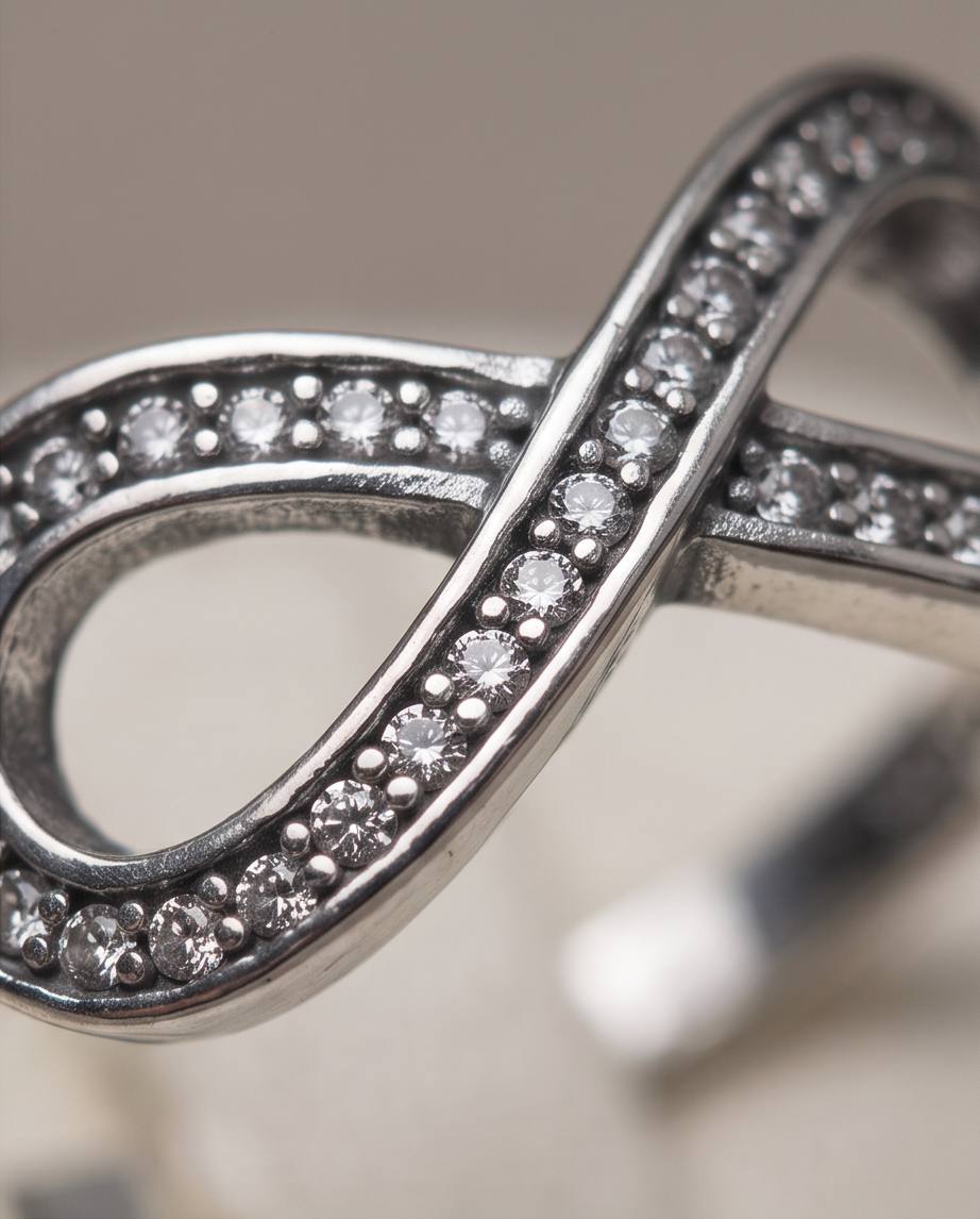 Infinity S925 Sterling Silver Ring