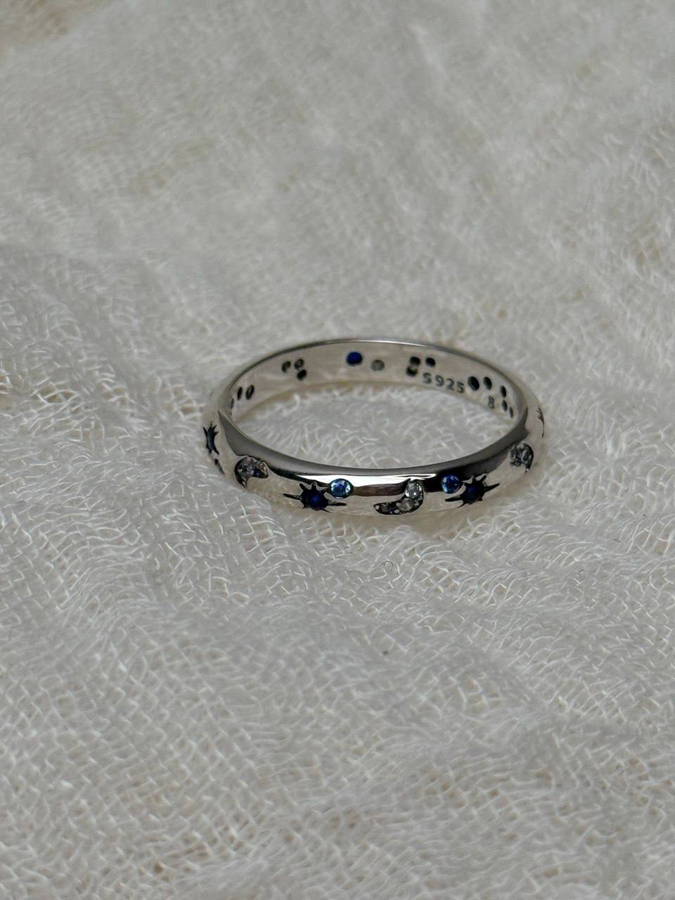 Celestial Night S925 Sterling Silver Ring