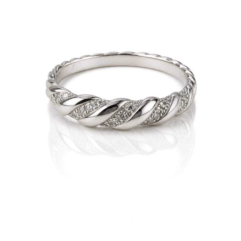 Infinity Braid S925 Sterling Silver Ring