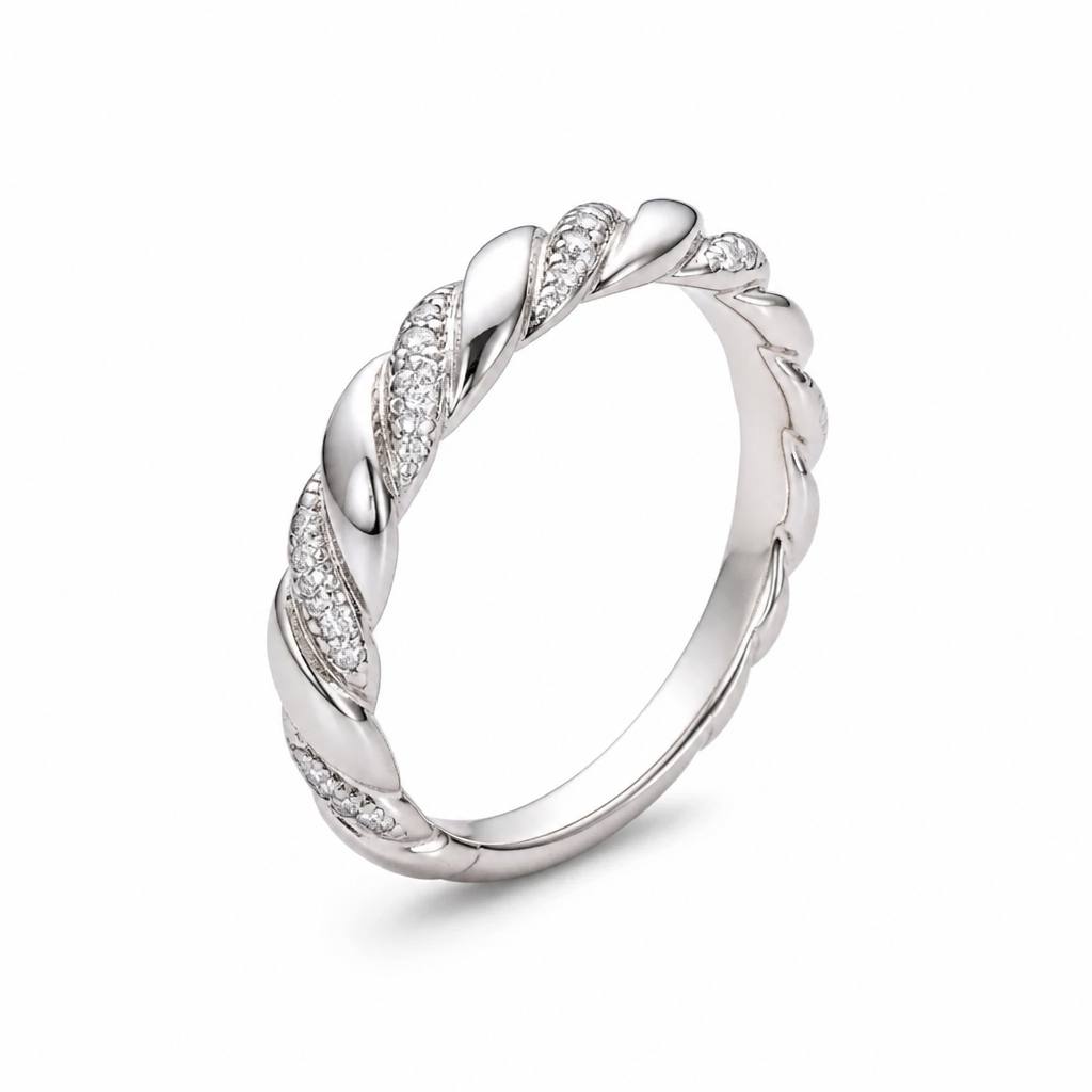 Infinity Braid S925 Sterling Silver Ring